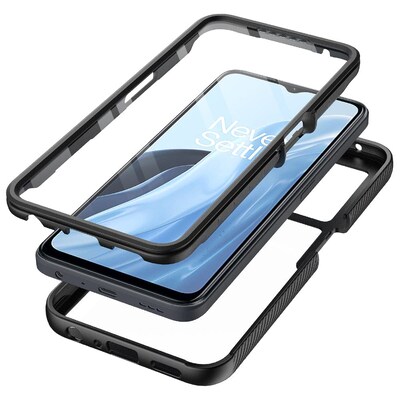 SaharaCase Grip Series Case for OnePlus Nord N300 5G, Black (CP00384)