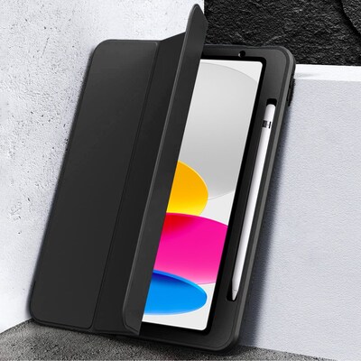 SaharaCase Heavy Duty Folio Case for iPad 11'' (A16) and iPad 10.9" (10th Gen), Black (TB00276)