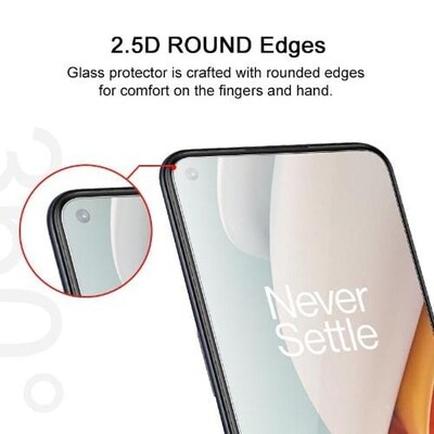 SaharaCase ZeroDamage Tempered Glass Screen Protector for OnePlus Nord N100, Clear (ZD00006)