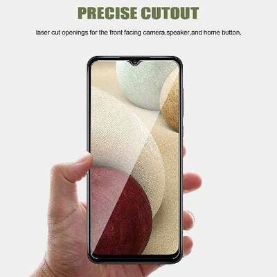 SaharaCase ZeroDamage Ultra Strong+ Tempered Glass Screen Protector for Samsung Galaxy A12, Clear, 2/Pack (ZD00011)