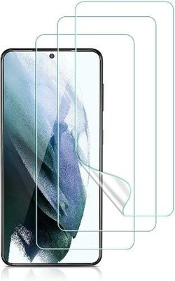 SaharaCase ZeroDamage Flexon Film Screen Protector for Samsung Galaxy S21+ 5G Clear, 3/Pack (ZD00017)