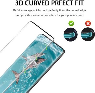 SaharaCase ZeroDamage Clear Samsung Galaxy S21 Ultra Tempered Glass Screen Protector (ZD00019)