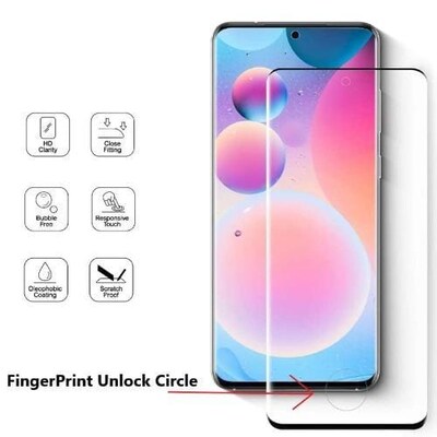 SaharaCase ZeroDamage Clear Samsung Galaxy S21 Ultra Tempered Glass Screen Protector (ZD00019)