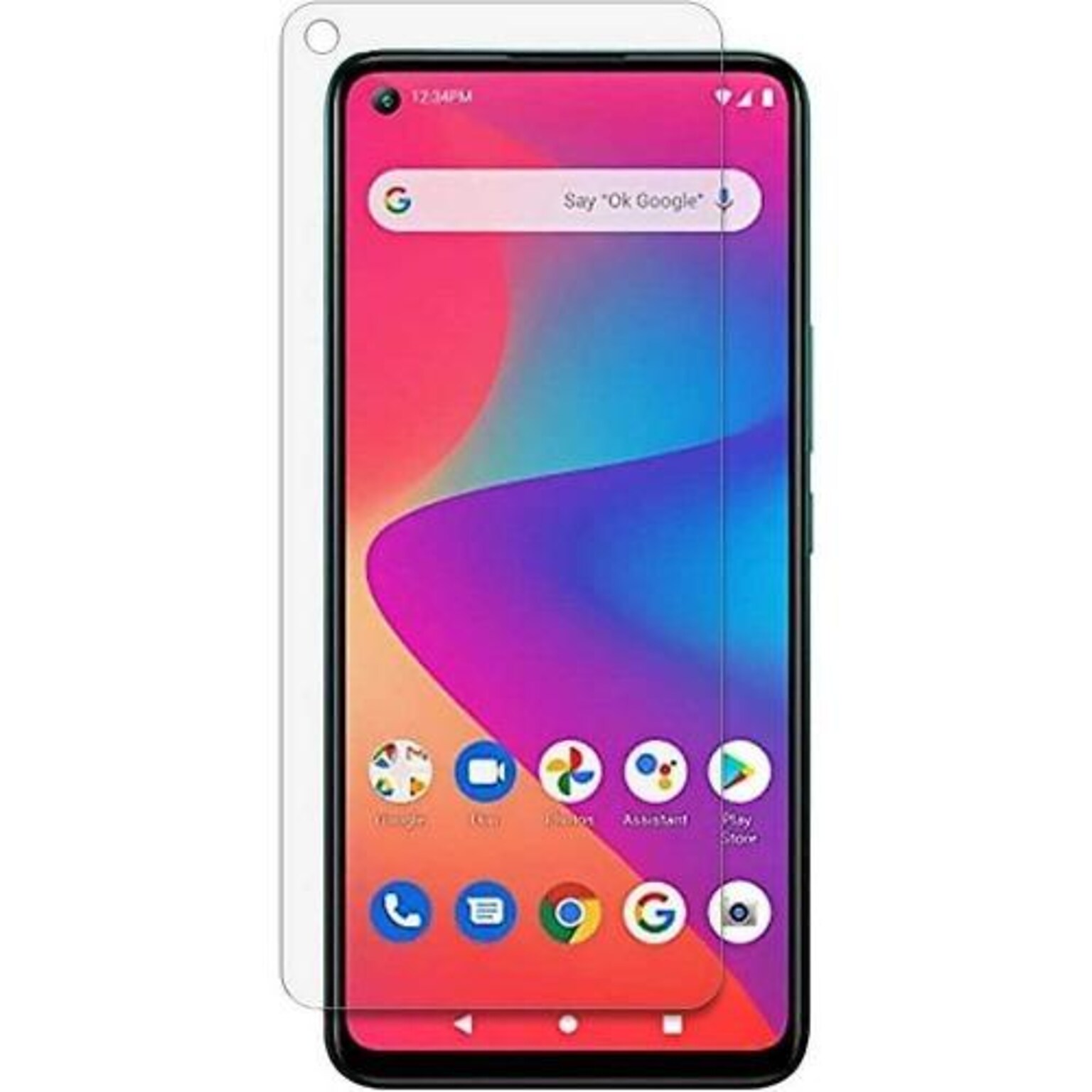 SaharaCase ZeroDamage Tempered Glass Screen Protector for BLU V91, Clear (ZD00025)