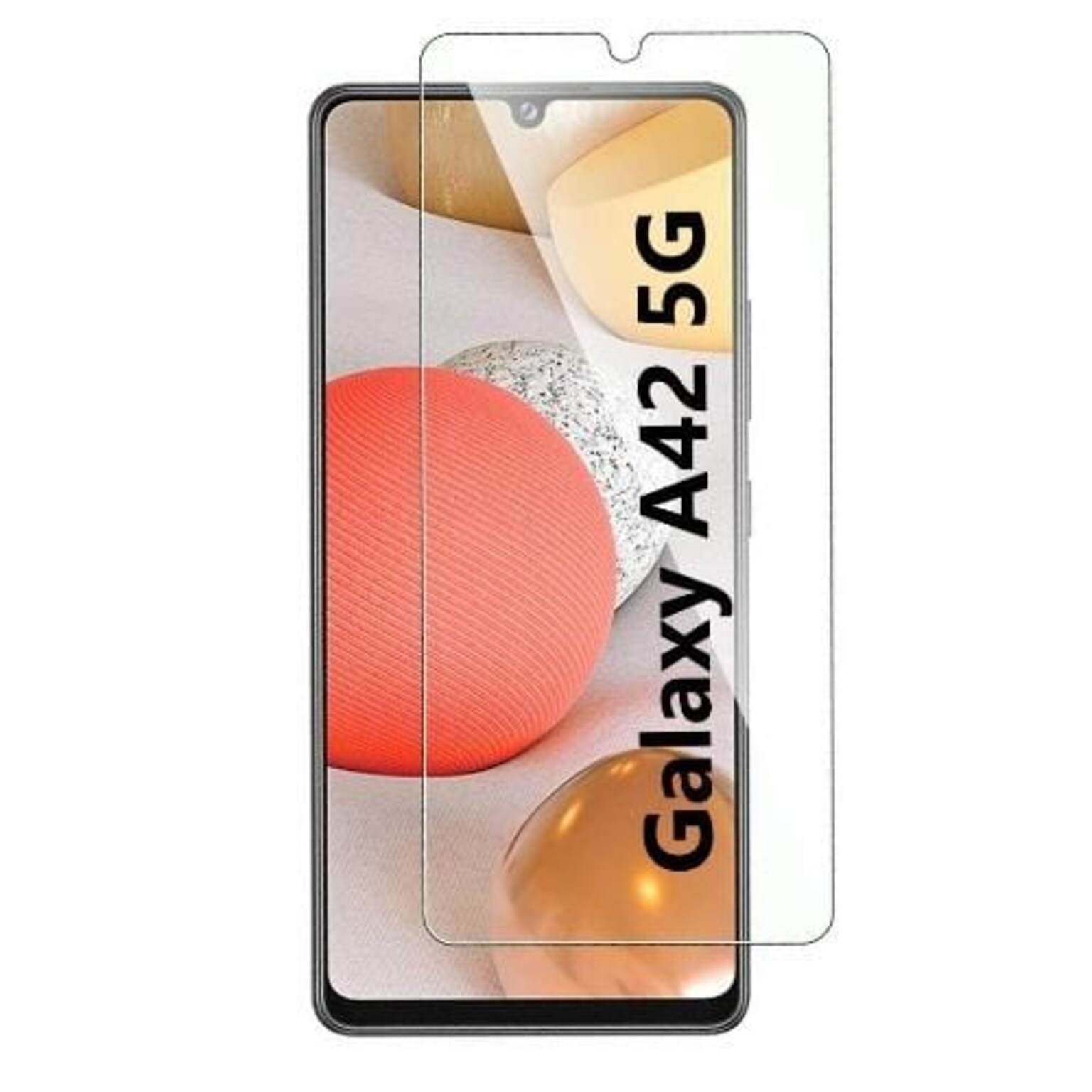 SaharaCase ZeroDamage Tempered Glass Screen Protector for Samsung Galaxy A42 5G, Clear (ZD00026)