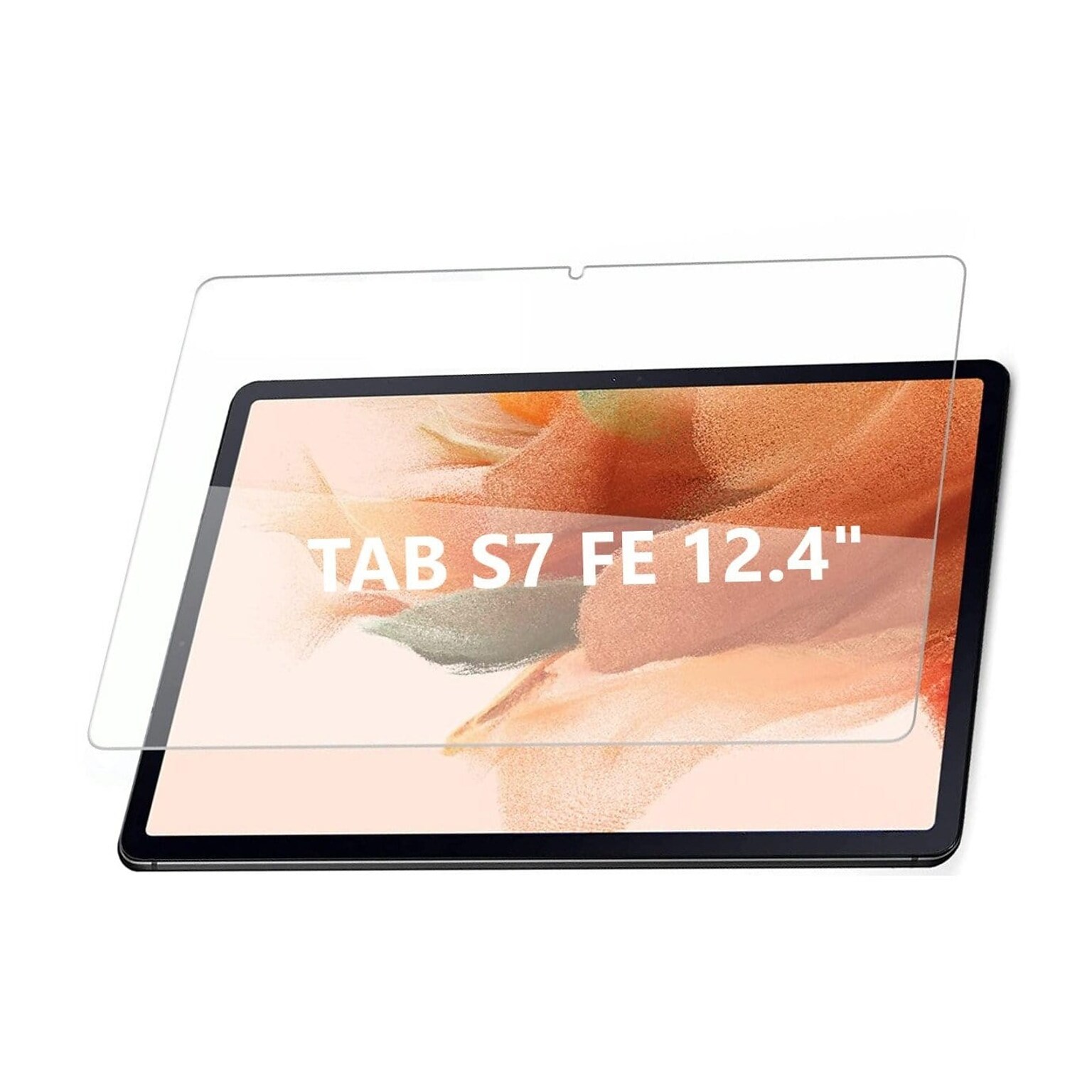 SaharaCase  ZeroDamage Tempered Glass Screen Protector for Samsung Galaxy Tab S7 FE, Clear (ZD00029)