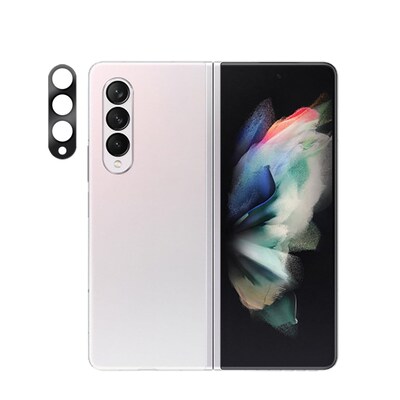 SaharaCase ZeroDamage Camera Lens Protector for Samsung Galaxy Z Fold3 5G, Clear, 2/Pack/Black (ZD00037)