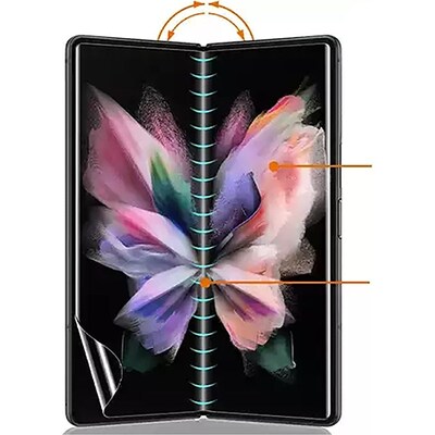 SaharaCase Flexon Film Screen Protector for Samsung Galaxy Z Fold4 5G, Clear (ZD00090)