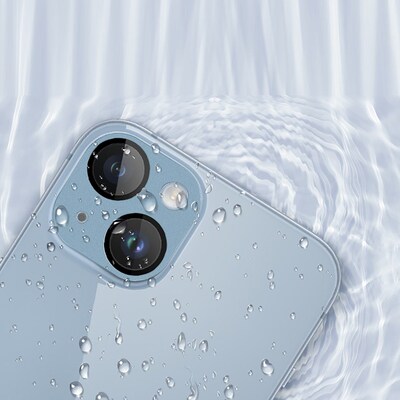 SaharaCase ZeroDamage Camera Lens Protector for Apple iPhone 14 and iPhone 14 Plus, Blue, 2/Pack (ZD00098)