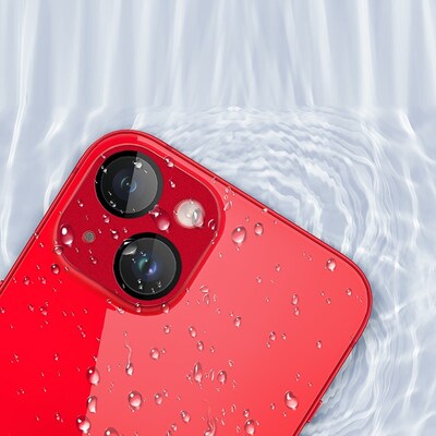 SaharaCase ZeroDamage Camera Lens Protector for Apple iPhone 14 and iPhone 14 Plus, Red, 2/Pack (ZD00100)