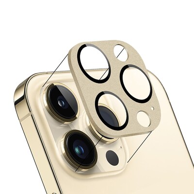 SaharaCase ZeroDamage Camera Lens Protector for Apple iPhone 14 Pro and iPhone 14 Pro Max, Gold, 2/Pack (ZD00104)
