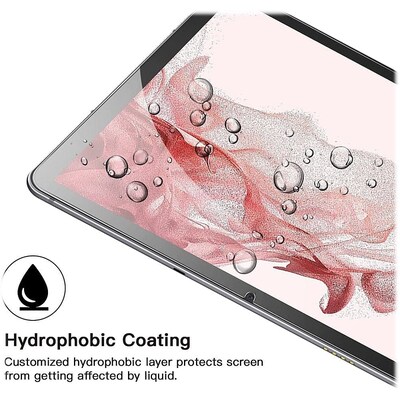SaharaCase ZeroDamage Ultra Strong Tempered Glass Screen Protector for Samsung Galaxy Tab S8, Clear (ZD-T00024)