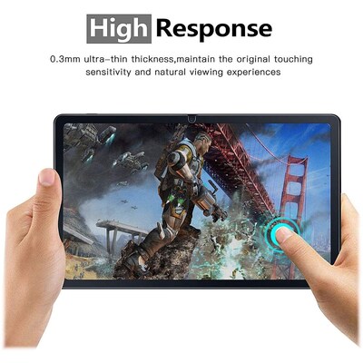 SaharaCase ZeroDamage Ultra Strong Tempered Glass Screen Protector for Samsung Galaxy Tab S8, Clear (ZD-T00024)