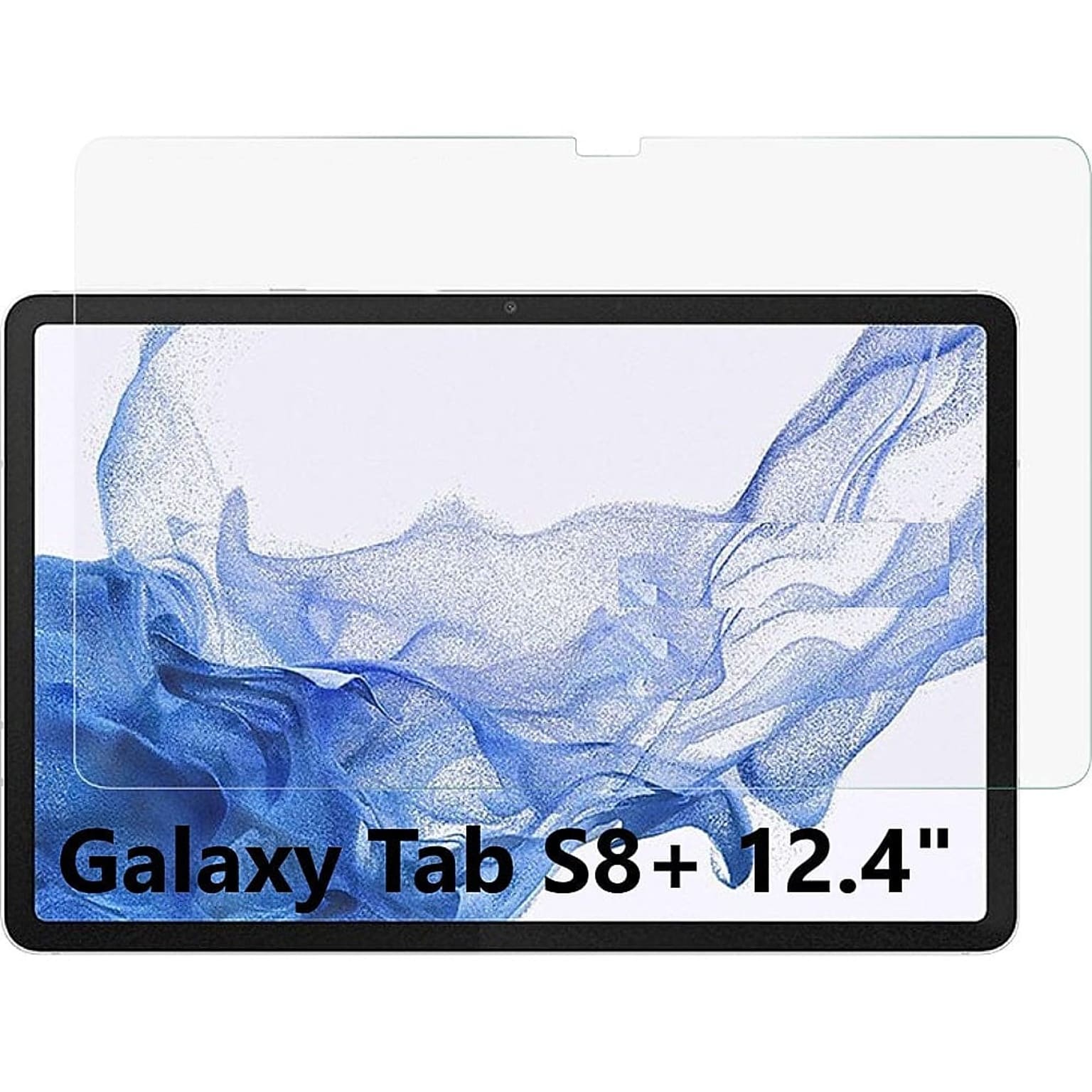 SaharaCase ZeroDamage Ultra Strong Tempered Glass Screen Protector for Samsung Galaxy Tab S8+, Clear (ZD-T00025)