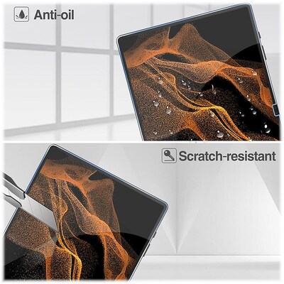 SaharaCase  ZeroDamage Ultra Strong Tempered Glass Screen Protector for Samsung Galaxy Tab S8 Ultra, Clear (ZD-T00026)