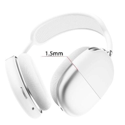 SaharaCase Liquid Silicone Cover Case for Apple AirPods Max, White (HP00003)