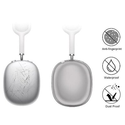 SaharaCase Hybrid Flex Case for Apple AirPods Max, Transparent Black (HP00005)