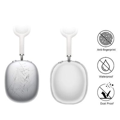 SaharaCase Hybrid Flex Case for Apple AirPods Max, Transparent Clear (HP00009)