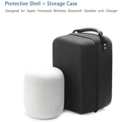 SaharaCase Travel Carry Case for Apple HomePod, Black