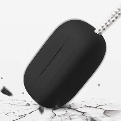 SaharaCase Silicone Case for JBL Reflect Mini True Wireless NC Sport Headphones, Black (HP00027)