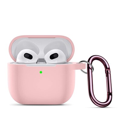 SaharaCase Silicone Case for Apple AirPods 3 (3rd Generation 2021), Pink (HP00072)