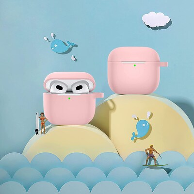 SaharaCase Silicone Case for Apple AirPods 3 (3rd Generation 2021), Pink (HP00072)