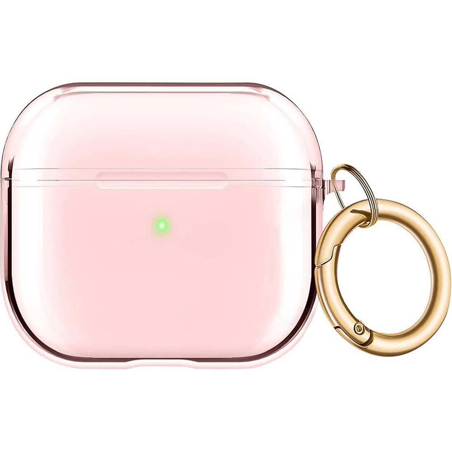 SaharaCase Hybrid Flex Series Case for Apple AirPods 3 (3rd Generation), Transparent Pink (HP00077)