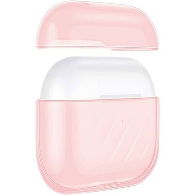 SaharaCase Hybrid Flex Series Case for Apple AirPods 3 (3rd Generation), Transparent Pink (HP00077)