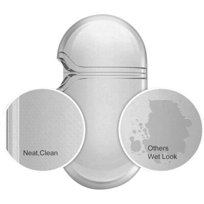 SaharaCase Hybrid Flex Series Case for Apple AirPods 3 (3rd Generation), Transparent Black (HP00078)