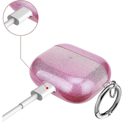 SaharaCase Sparkle Series Case for Apple AirPods 3 (3rd Generation), Pink (HP00088)