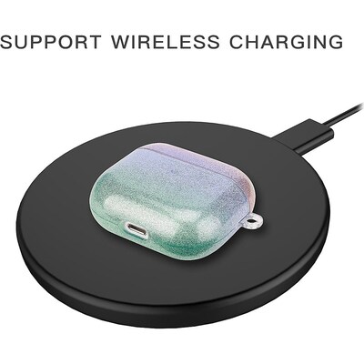 SaharaCase Sparkle Series Case for Apple AirPods 3 (3rd Generation), Blue/Green (HP00089)