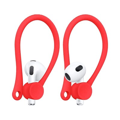 SaharaCase Silicone Accessories Kit for Apple AirPods 3 (3rd Generation), Red (HP00098)