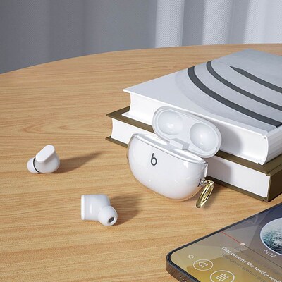 SaharaCase Hybrid Flex Case for Beats by Dr. Dre, Beats Studio Buds, Clear (HP00105)