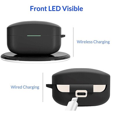 SaharaCase Case for Sony WF-1000Xm4 Headphones, Black (HP00109)