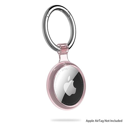 SaharaCase Hybrid Flex Case for Apple AirTag, Pink (AT00008)