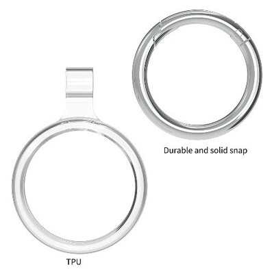 SaharaCase Hybrid Flex Case for Apple AirTag, Clear (AT00009)