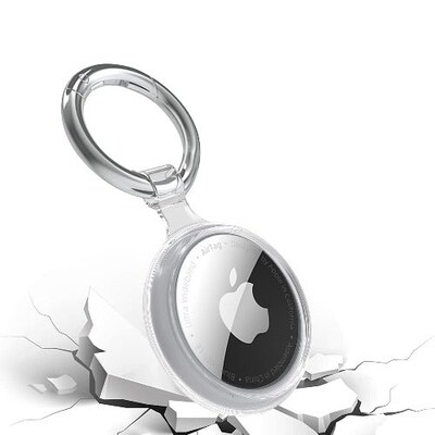 SaharaCase Hybrid Flex Case for Apple AirTag, Clear (AT00009)