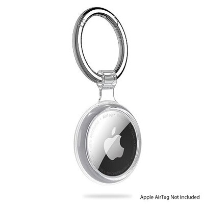 SaharaCase Hybrid Flex Case for Apple AirTag, Clear (AT00009)