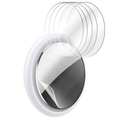 SaharaCase Flexon Film Protector for Apple AirTag, Clear, 4/Pack (AT00029)