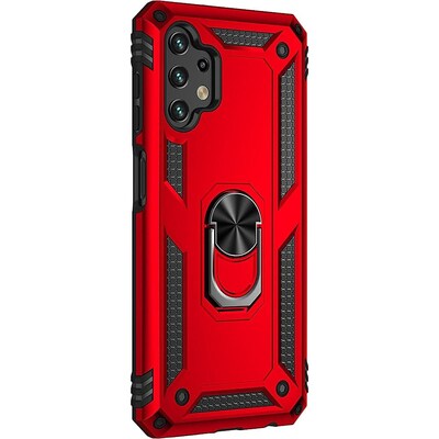 SaharaCase Military Kickstand Series Case for Samsung Galaxy A13 4G and A13 LTE, Red (CP00064)