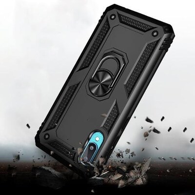 SaharaCase Military Kickstand Series Case for Samsung Galaxy A02, Black (CP00068)