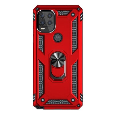 SaharaCase Military Kickstand Case for Motorola Moto G Stylus 5G, Red (CP00090)