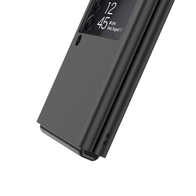 SaharaCase Hard Shell Silicone Case for Samsung Galaxy Z Flip3 5G, Black (CP00099)