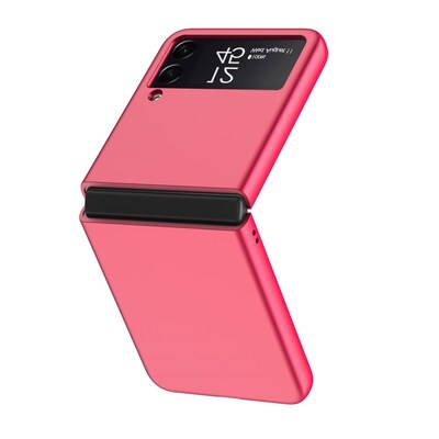 SaharaCase Hard Shell Silicone Case for Samsung Galaxy Z Flip3 5G, Red (CP00100)