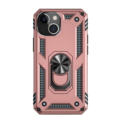SaharaCase Kickstand with Belt Clip Case for Apple iPhone 13 Mini, Rose Gold (CP00118)