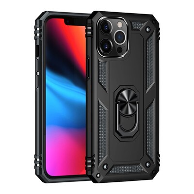 SaharaCase Kickstand with Belt Clip Case for Apple iPhone 13 Pro Max, Black (CP00159)