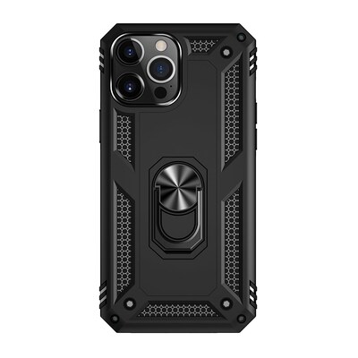 SaharaCase Kickstand with Belt Clip Case for Apple iPhone 13 Pro Max, Black (CP00159)