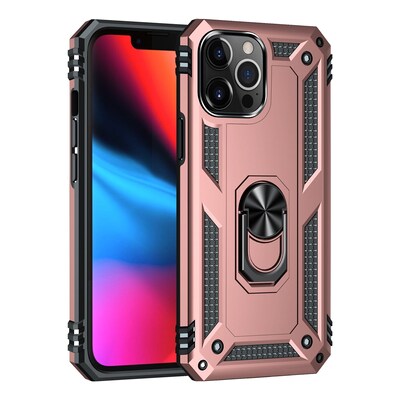 SaharaCase Kickstand with Belt Clip Case for Apple iPhone 13 Pro Max, Rose Gold (CP00160)