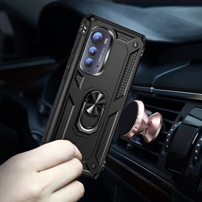 SaharaCase Kickstand Case for Motorola Edge (2022), Black (CP00173)