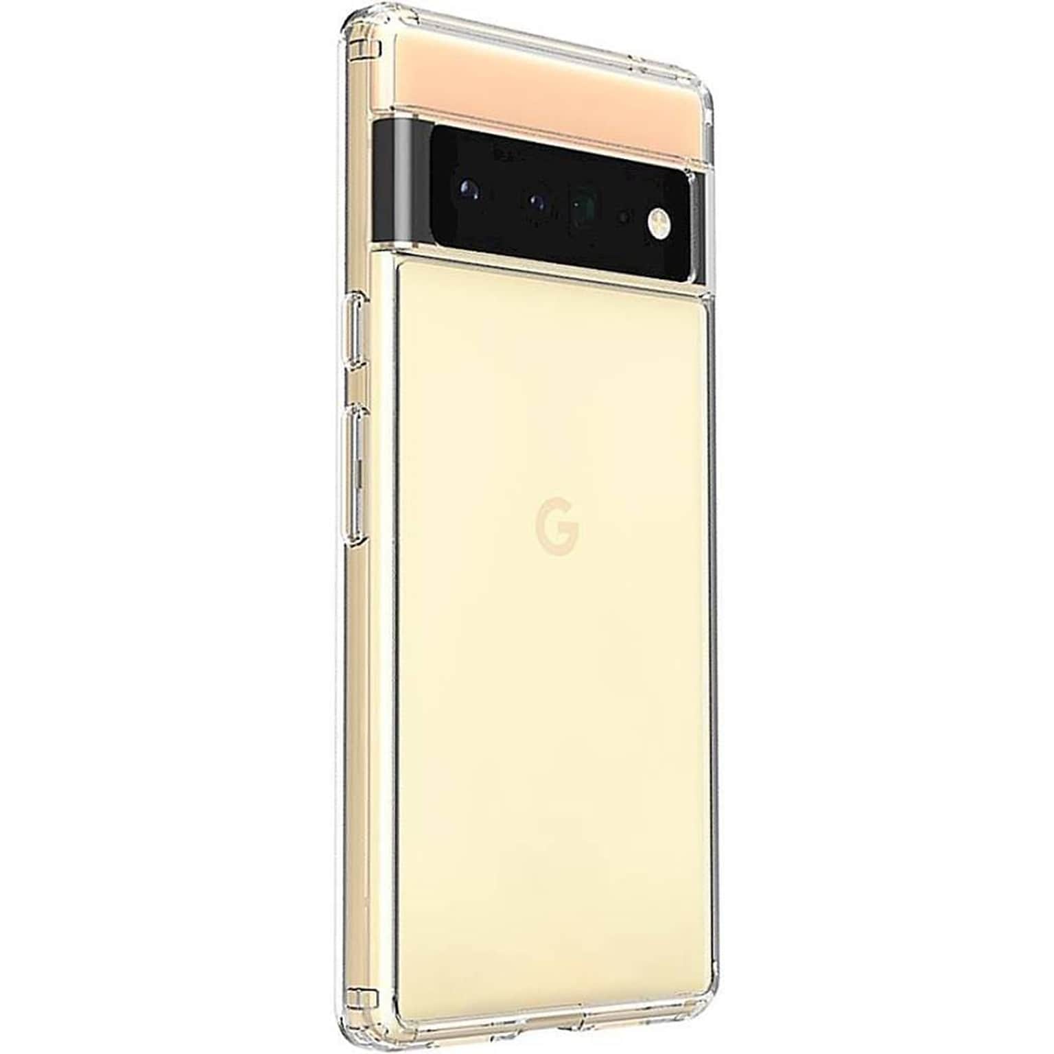 SaharaCase Hybrid-Flex Hard Shell Series Case for Google Pixel 6 Pro, Clear (CP00184)